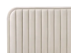 Letto Velluto BRIN 180 x 200 cm Beige