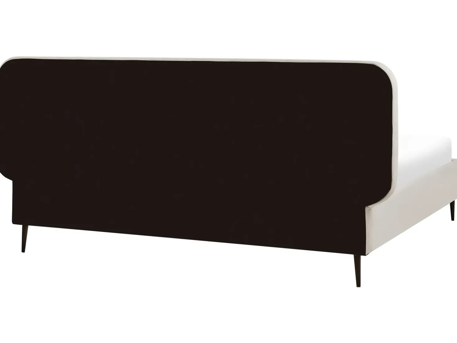 Letto Velluto BRIN 180 x 200 cm Beige