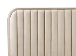 Letto Velluto BRIN 180 x 200 cm Tortora