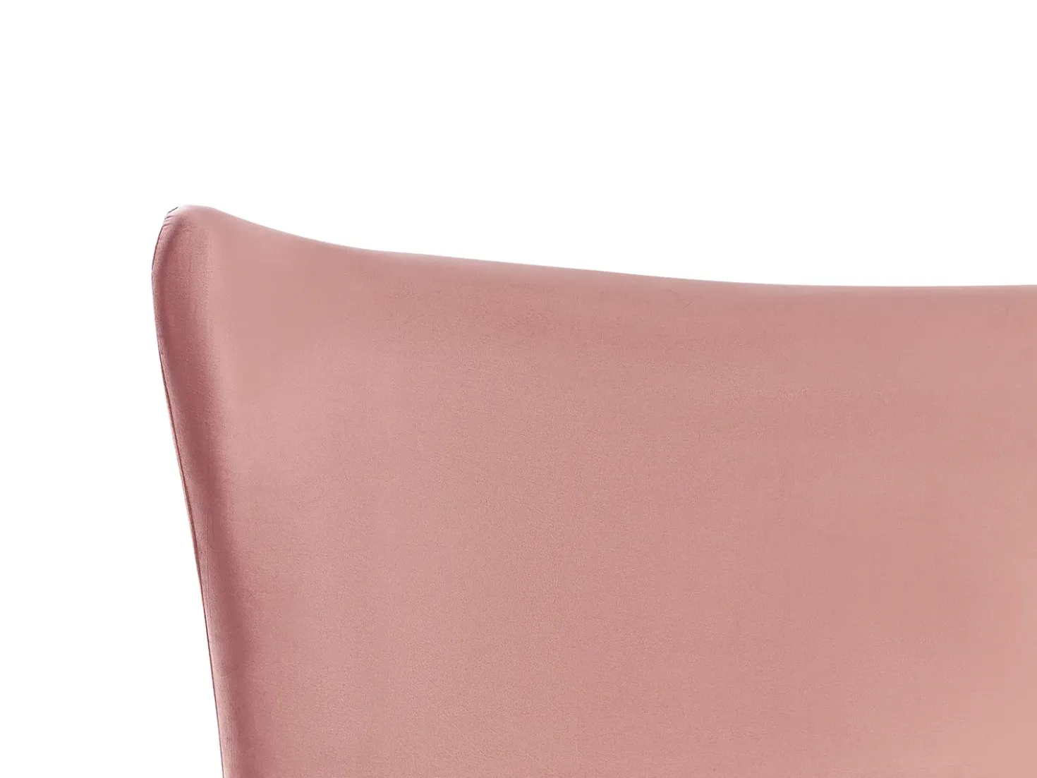 Letto Velluto CHALEIX 180 x 200 cm Rosa pesca