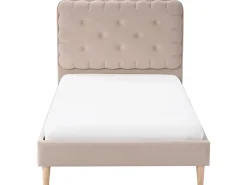 Letto Velluto CORSAINT 90 x 200 cm Beige