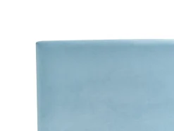Letto Velluto FITOU 90 x 200 cm Azzurro