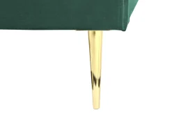 Letto Velluto FLAYAT 160 x 200 cm Verde smeraldo