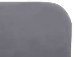 Letto Velluto FLAYAT 180 x 200 cm Grigio