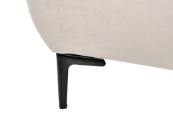 Letto Velluto LESSAY 180 x 200 cm Beige chiaro