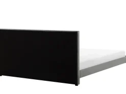 Letto Velluto LIMOUX 180 x 200 cm Grigio