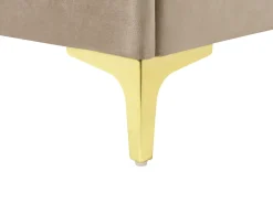 Letto Velluto LIMOUX 180 x 200 cm Tortora