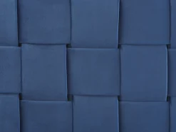 Letto Velluto LIMOUX 180 x 200 cm Blu marino