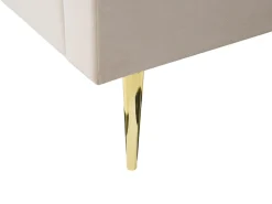 Letto Velluto MARVILLE 180 x 200 cm Beige sabbia