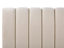 Letto Velluto MARVILLE 180 x 200 cm Beige sabbia