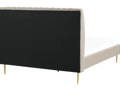 Letto Velluto MARVILLE 180 x 200 cm Beige sabbia