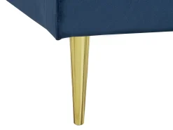 Letto Velluto MARVILLE 180 x 200 cm Blu marino
