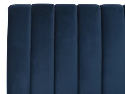 Letto Velluto MARVILLE 180 x 200 cm Blu marino