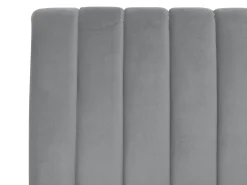 Letto Velluto MARVILLE 180 x 200 cm Grigio