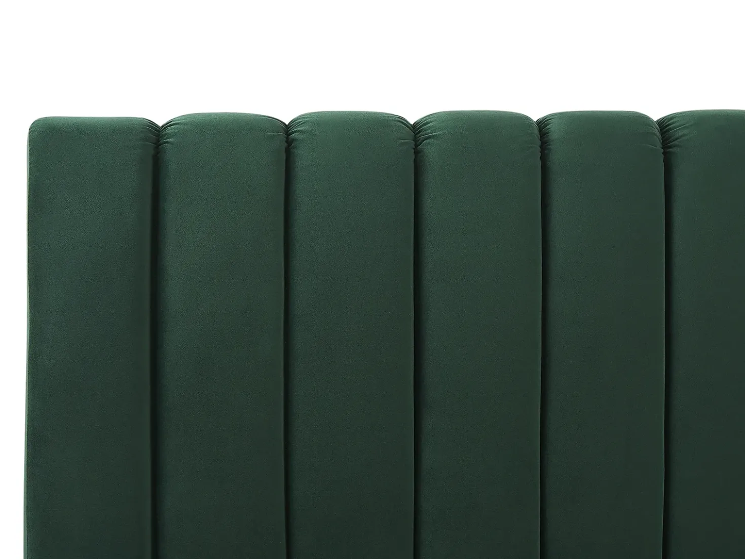 Letto Velluto MARVILLE 180 x 200 cm Verde smeraldo