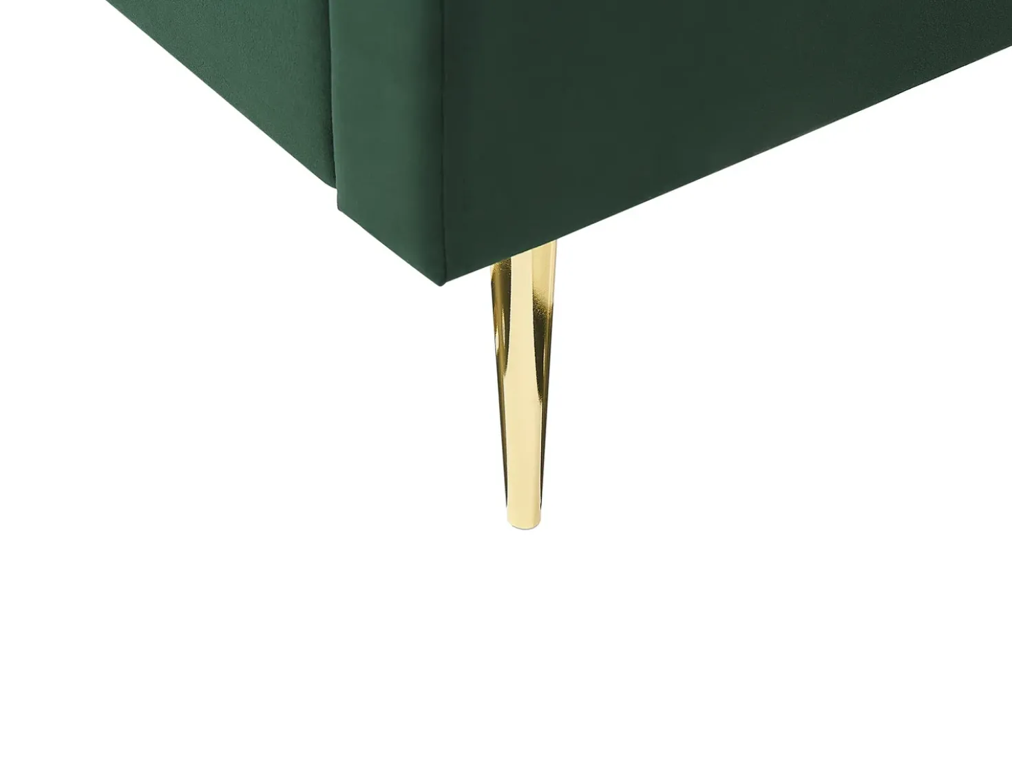 Letto Velluto MARVILLE 180 x 200 cm Verde smeraldo