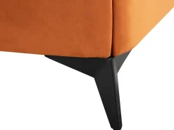 Letto Velluto MELLE 160 x 200 cm Arancione
