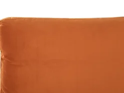 Letto Velluto MELLE 160 x 200 cm Arancione