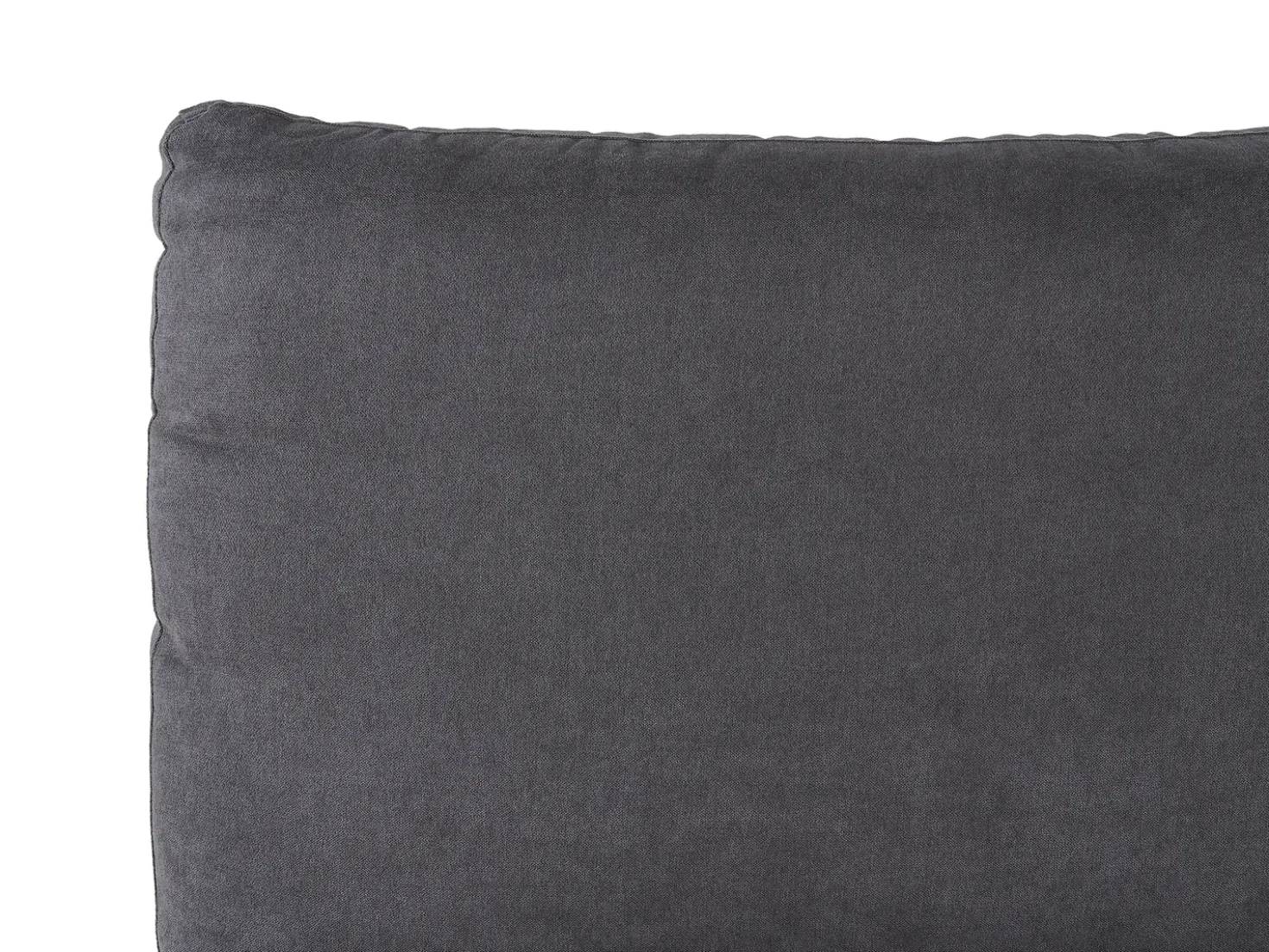 Letto Velluto MELLE 180 x 200 cm Grigio scuro