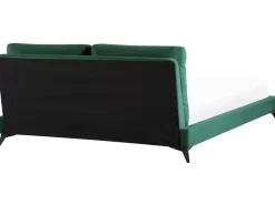 Letto Velluto MELLE 180 x 200 cm Verde smeraldo