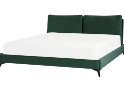 Letto Velluto MELLE 180 x 200 cm Verde smeraldo