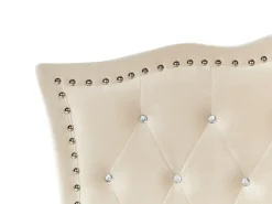 Letto Velluto METZ 90 x 200 cm Beige