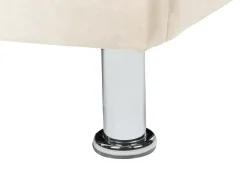 Letto Velluto METZ 90 x 200 cm Beige