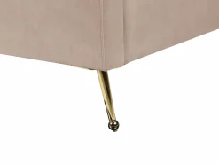 Letto Velluto MIRIBEL 160 x 200 cm Tortora
