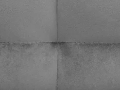 Letto Velluto SENLIS 180 x 200 cm Grigio