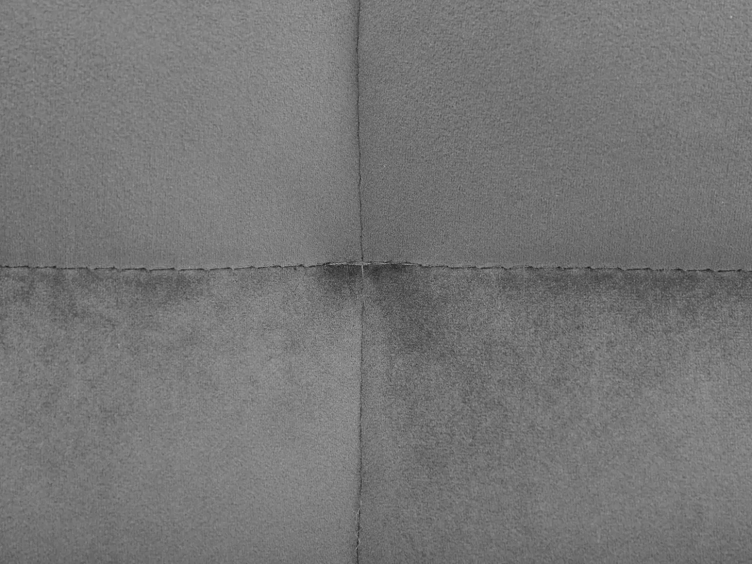 Letto Velluto SENLIS 180 x 200 cm Grigio