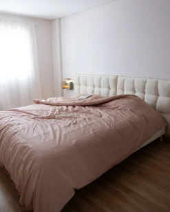 Letto Velluto SENLIS 180 x 200 cm Beige