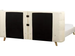 Letto Velluto SENLIS 180 x 200 cm Beige
