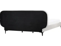 Letto Velluto SUZETTE 180 x 200 cm Grigio chiaro