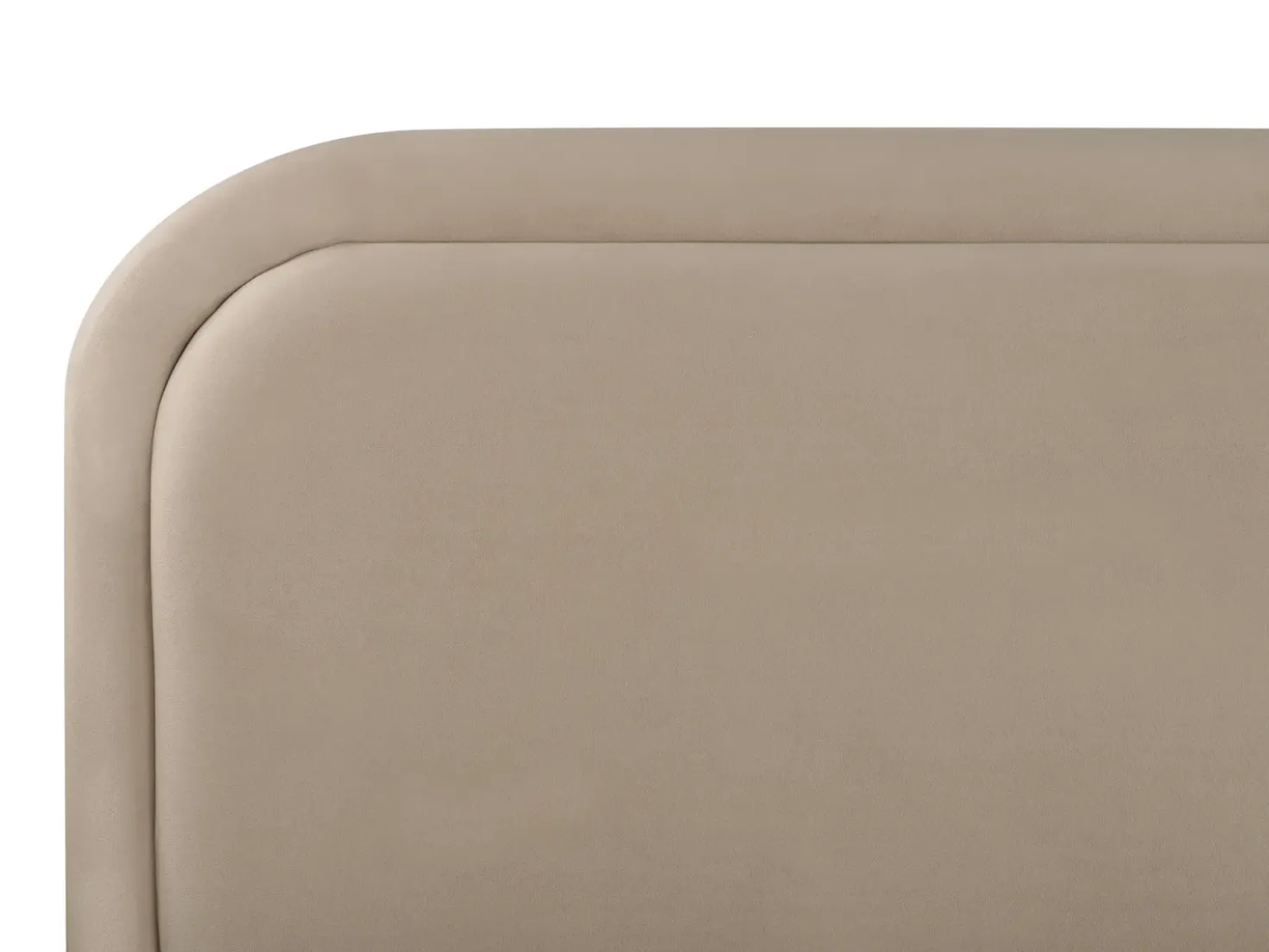 Letto Velluto SUZETTE 140 x 200 cm Beige