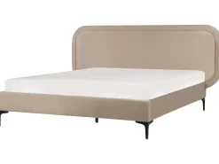Letto Velluto SUZETTE 140 x 200 cm Beige