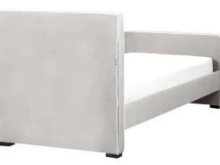 Letto Velluto TEENIE 90 x 200 cm Grigio chiaro