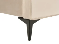 Letto Velluto VALOGNES 180 x 200 cm Tortora