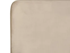 Letto Velluto VALOGNES 180 x 200 cm Tortora