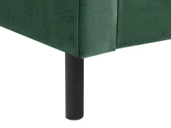 Letto Velluto VILLETTE 180 x 200 cm Verde scuro