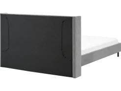 Letto Velluto VILLETTE 180 x 200 cm Grigio