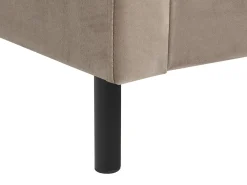 Letto Velluto VILLETTE 180 x 200 cm Tortora