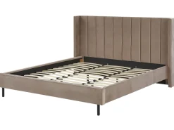 Letto Velluto VILLETTE 180 x 200 cm Tortora