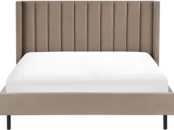 Letto Velluto VILLETTE 180 x 200 cm Tortora