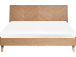 Letto WIZERNES 180 x 200 cm Rovere chiaro