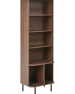 Libreria a 5 ripiani BRADLEY 180 cm Marrone scuro