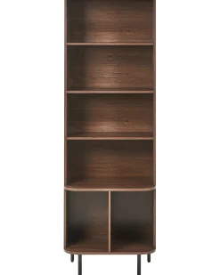 Libreria a 5 ripiani BRADLEY 180 cm Marrone scuro