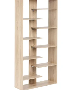 Libreria a 8 ripiani FONTAS 180 cm Marrone chiaro