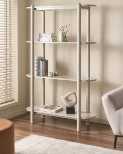 Libreria a 3 ripiani GRANITY 170 cm Beige