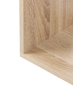 Libreria a 3 ripiani KAHNTAH 163 cm Marrone chiaro