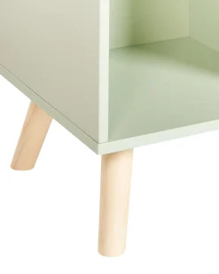 Libreria a 3 ripiani LILOET 102 cm Verde chiaro
